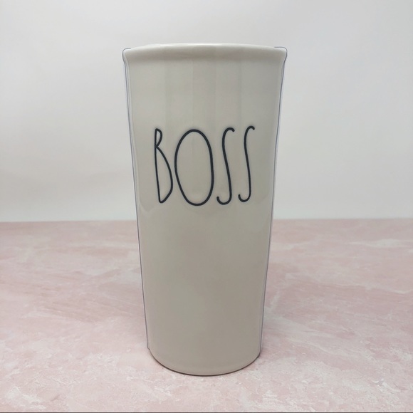 Rae Dunn Other - Rae Dunn Boss travel mug tumbler New!
